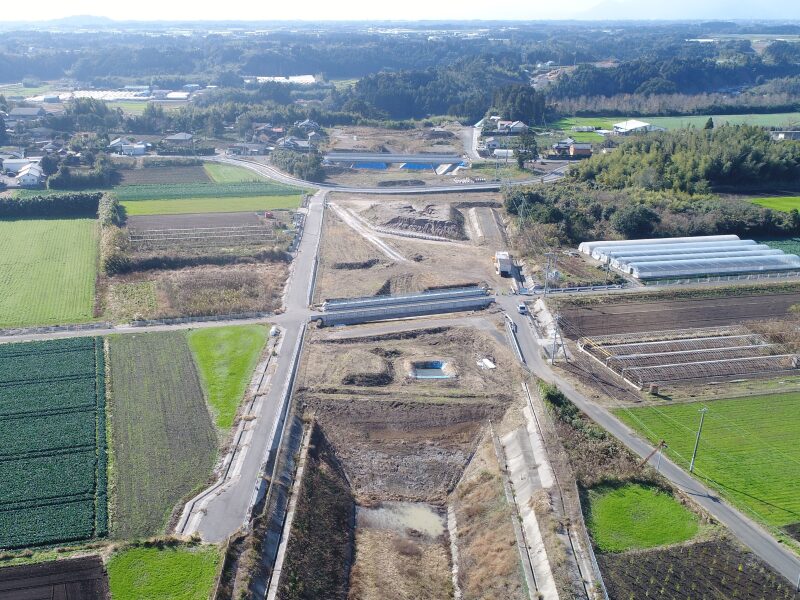 東九州道（大崎～鹿屋）岩永堀地区外改良工事の着工前写真